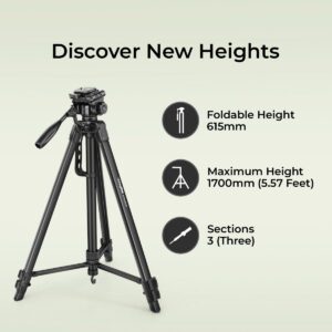 DIGITEK - DTR 550 LW Tripod Stand for Photo & Video Shoots